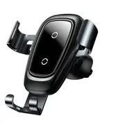Baseus Gravity Air Vent Turētājs Gaisa Restei Ar Wireless Uzlādi  Micro Usb Vads 1.2M Wxyl-B0A
