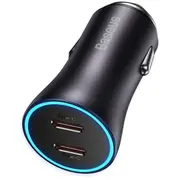 Baseus Pro Golden Contactor Auto Lādētājs 2X Usb-C / 40W Cgjp000013