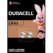 Baterija Duracell, Lr43, 2 gab./ iepak. 250-06966