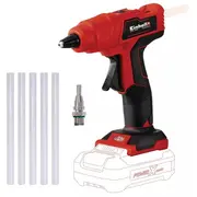 Bezvadu karstā līmēšanas pistole Te-Cg 18 Li - Solo, Einhell 4522200, 120S uzsildīšana, 5 līmes stieņi 200Mm 4522200