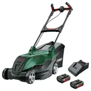 Bezvadu mauriņa pļāvējs, 36V, 40 cm griešanas platums, 2 akumulatori, 06008B9F01, Bosch 06008B9F01