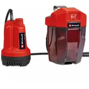 Bezvadu tīrā ūdens sūknis Ge-Sp 18 Li - Solo, Einhell 4181500, 5000 l/h plūsma, 5 m kabelis, 8 augstums 4181500