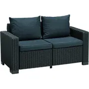 Dārza dīvāns divvietīgs California Sofa pelēks 29193539939