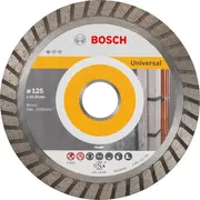 Dimanta grieš. disks  Universal 125Mm22,23Mm, Mazām leņķa slīpmašīnām Griezējdisks Standard For Turbo, 2608602394, Bosch 2608602394