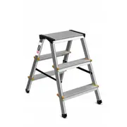 Divpusējās mājsaimniecības kāpnes 2X3 pakāpieni 150Kg Aw23026 Awtools
