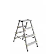 Divpusējās mājsaimniecības kāpnes 2X4 pakāpieni 150Kg Aw23027 Awtools