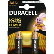 Duracell Aa Mn1500 Alkaline Lr6 1.5V Baterijas 2Gab.