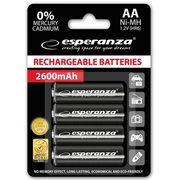 Esperanza Eza106 Precharged Hr6 2600Mah Always Ready Blistera Iepakojumā 4Gb.