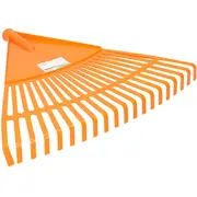 Grābeklis vēdekļveida oranžs, plastmasas, 450Mm, bez kāta 660300