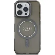 Guess Iml Glitter Ring Magsafe Case Aizsargapvalks priekš Apple iPhone 16 Pro Guhmp16Lhfgerek