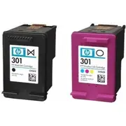 Hp 301 Combo Pack Black/Color N9J72Ae