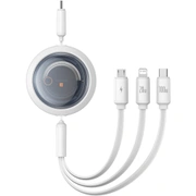 Kabelis Baseus Free2Draw 3In1100W White P10368700211-03