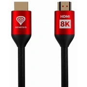 Kabelis Genesis Hdmi Male - 3M 8K  Ps4 / Ps5 Red Nka-1993