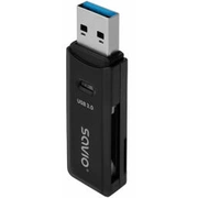 Karšu lasītājs Savio Usb 3.0 Sd Reader Black Ak-64