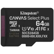 Kingston Canvas Select Plus Microsdxc Atmiņas karte 64Gb Sdcs3/64Gbsp