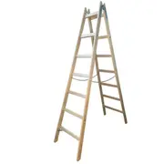 Koka divpusējās mājsaimniecības kāpnes 2X7 150Kg Aw23038 Awtools