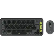 Logitech Pop Icon Combo Klaviatūra  Datora Pele Komplekts 920-013140