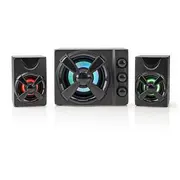 Nedis Gspr31021Bk Spēļu skaļrunis 2.1 / 33W Led