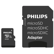 Philips Microsdxc 64Gb class 10/Uhs 1  Adapter Fm64Mp45B