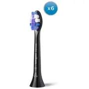 Philips Sensitive Hx6056/88 Elektriskās zobubirstes uzgaļi 6 gab / melns
