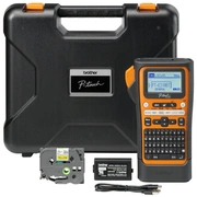 Pt-E310Btvp Brother profesionāls uzlīmju printeris Usb,Bt,18Mm,Lentu/Cauruļu apdruka,akum.,adapt Pte310Btvpql1