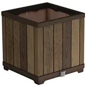 Puķu pods Deco Square Planter Walnut 29213622533
