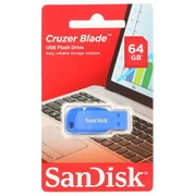 Sandisk Cruzer Blade 64Gb Blue Sdcz50C-064G-B35Be
