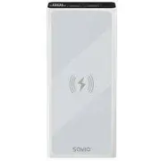 Savio Ba-06 Power Bank Bezvadu Ārējas Uzlādes Baterija 10000 mAh