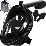 Snorkelēšanas sejas maska Niršanas L/Xl Melna P23462