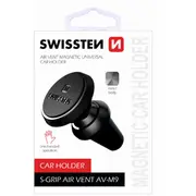 Swissten S-Grip Av-M9 Universāls Auto Stiprinājums Gaisa Restei Sw-Grp-Avm9Bk