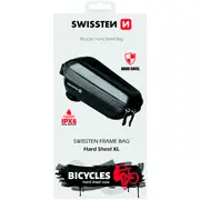 Swissten Ūdensizturīgs velosipēda Turētājs / Soma mobilajiem tālruņiem 4.2 - 6,7 collu 65020300