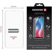 Swissten Ultra Durable 3D Full Face Tempered Glass Aizsargstikls Apple iPhone Xr Balts Sw-Jap-T-3D-Iphxr-Wh