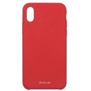 Tellur Cover Liquide Silicone for iPhone Xs red