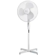 Tessa Tsa8022 Stāvventilators / 3 ātrumi 105-123 cm 43 45W Balts