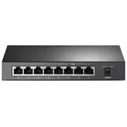 Tp-Link Tl-Sg1008P tīkla komutators nepārvaldāms 8 Gigabit 10/100/1000 Mbps bez ventilatora galda melns