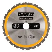 Zāģripa Construction 216X30Mmx24Z Dt1952-Qz Dewalt