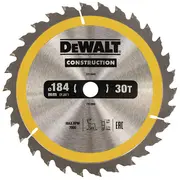 Zāģripa S30 184X16Mm 30T Dt1940-Qz Dewalt