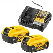 Akumulatori un lādētajs 2X5.0Ah Dcb1104P2-Qw Dewalt