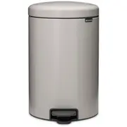 Brabantia atkritumu tvertne ar pedāli Newicon, 20 l, Soft Grey 254406