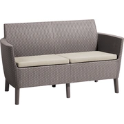 Dārza dīvāns divvietīgs Salemo 2 Seater Sofa bēšs 29209038587