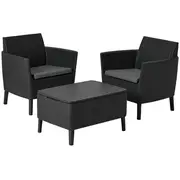 Dārza mēbeļu komplekts Salemo Balcony Set pelēks 29205935939
