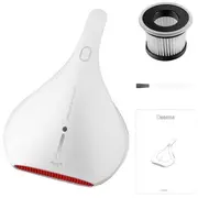 Deerma Cm800 rokas putekļu un ērcīšu sūcējs ar Uv lampu 450 W 13000 Pa vibrācija 8000 imp/min Hepa filtrs 0,5 l sausa tīrīšana balts