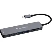 Dokstacija Verbatim Usb-C Essentials Multiport Hub 7 Port 32158V