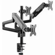 Gembird Ma-Da3-01 Mounting Arm Galda Stiprinājums Priekš 3X Monitoriem
