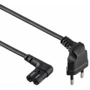 Gembird Power Cord C7 / Angled - Black Pc-184L