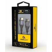 Gembird Premium Series Hdmi Male - 1M Stylish Metal Ccbp-Hdmi-1M