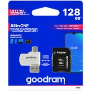 Goodram Microsdxc 128Gb Class 10 Uhs I  Card reader adapter M1A4-1280R12