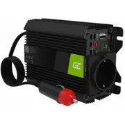 Green Cell Car Power Inverter Converter Strāvas pārveidotājs 12V to 230V / 150W 300W Modified Sine Wave Invgc06