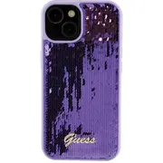 Guess Hc Sequin Script Metal Case Aizsargapvalks Priekš Apple iPhone 15 Pro Guhcp15Lpsfdgsu