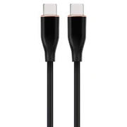 Kabelis Gembird Premium silicon Usb Type-C Male - 1.5M Black Cc-Usb2S-Cmcm-1.5M-Bk